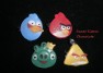 431sp Angry Mad Birds Chocolate Candy Mold